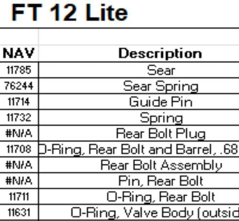 Tippmann FT-12 Lite Parts and Diagram