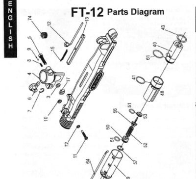 Tippmann FT-12 Parts and Diagram