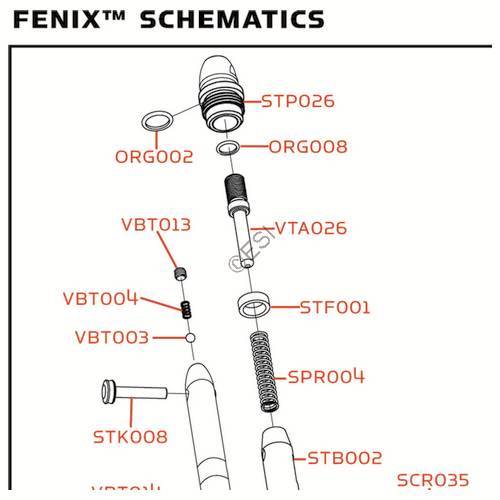 Kingman Spyder Fenix 2012 Parts and Diagram