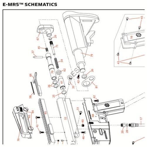 Kingman Spyder MR5 E 2013 Parts and Diagram