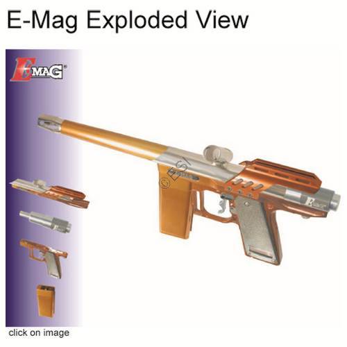 Air Gun Designs E Mag Parts and Diagram