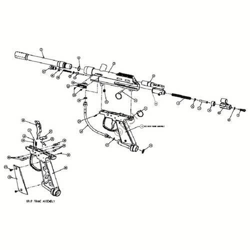 Brass Eagle Eradicator Parts and Diagram