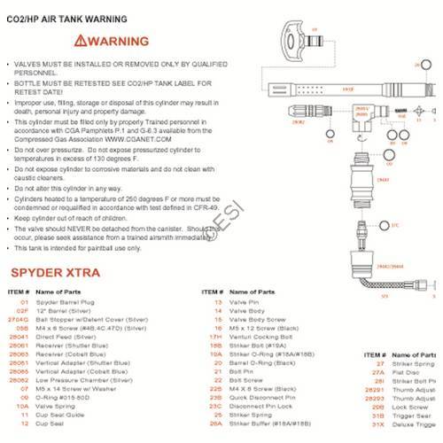 Kingman Spyder Xtra 05 Parts and Diagram