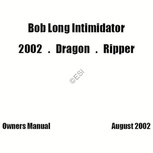 Bob Long Intimidator Gun - Gen 2 - Dragon-Ripper Manual