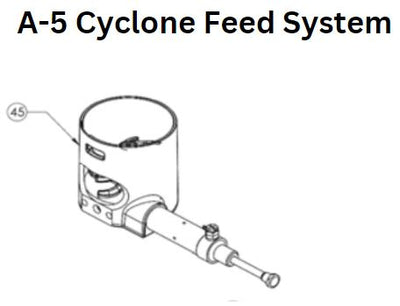 Tippmann A-5 Cyclone Feed System Parts and Diagram