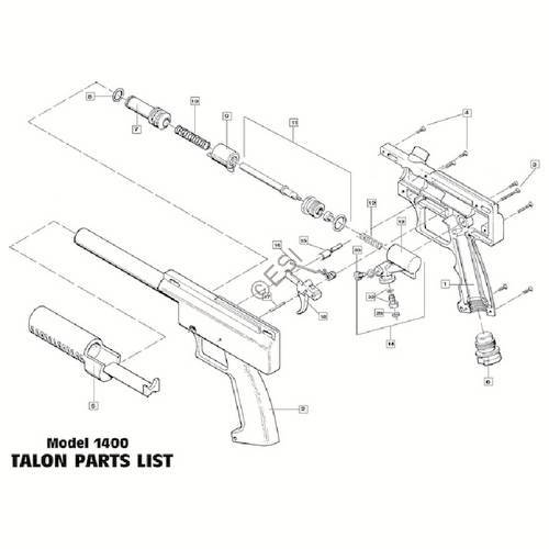 Brass Eagle Talon Parts and Diagram TippmannParts