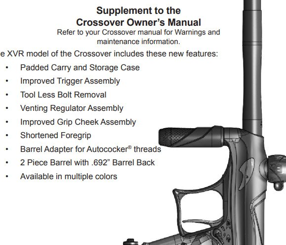 Tippmann Crossover/XVR Barrel Kit (T235005) – Paintball, Airsoft és Tippmann Crossover/XVR Barrel Kit (T235005) – Paintball, Airsoft és