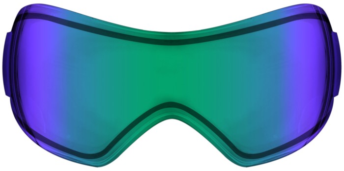 VForce HDR (High Def Reflective) Thermal Lens for Grill Goggle -Kryptonite Green