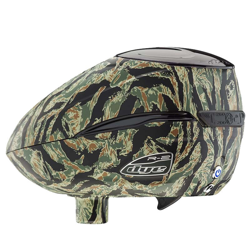 DYE Rotor R2 Paintball Loader - Tiger Camouflage