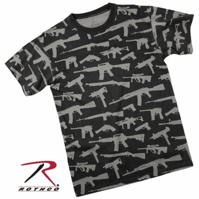 Rothco Guns Printed Tshirt