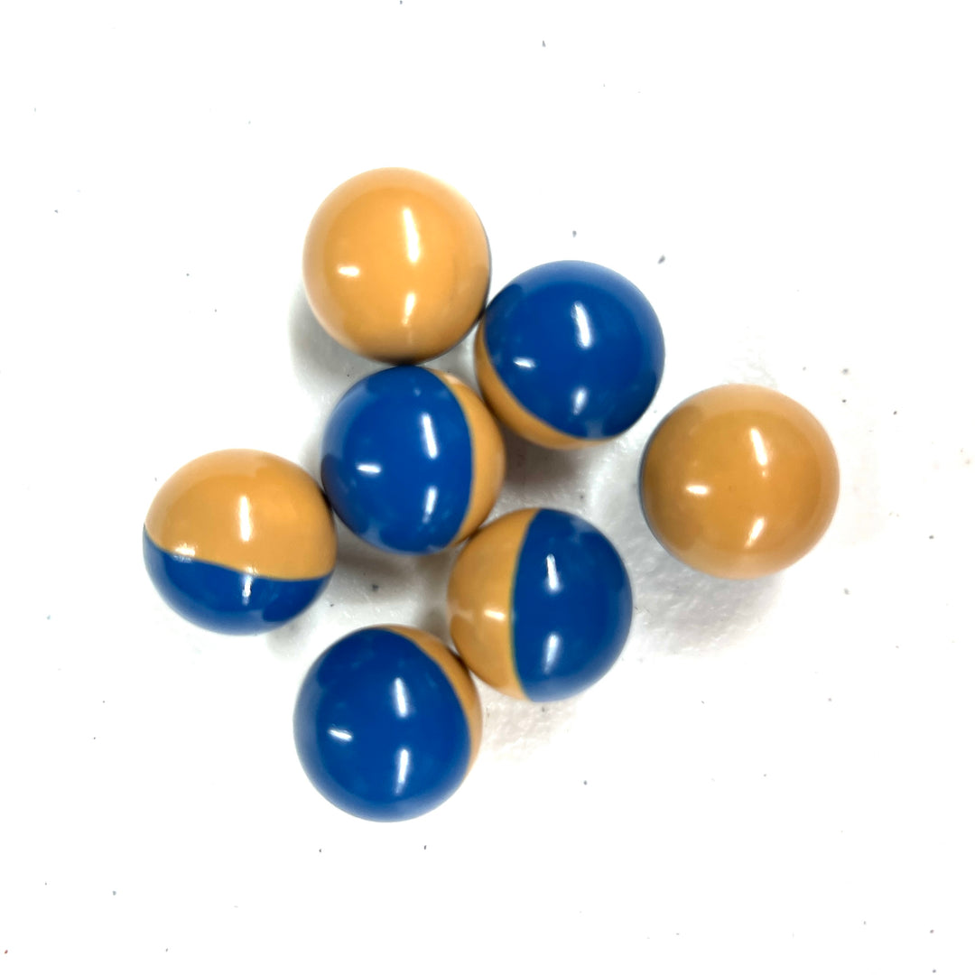 Empire Formula 13 68Cal Paintballs - 2000ct Case - Blue/Tan Shell Yellow Fill