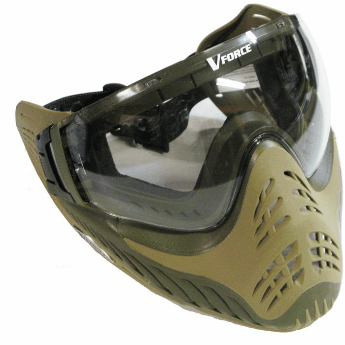 VForce Profiler Paintball Goggle - Olive Drab and Desert Tan