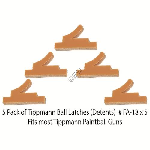 5 Pack of Ball Latch Detents - Tippmann Part #TA45010 x 5 or FA-18 x 5