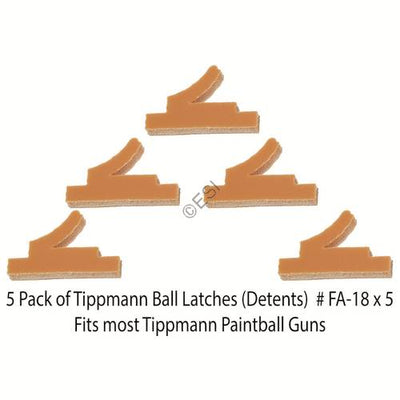 5 Pack of FA-18 Ball Latches - Tippmann Part #FA-18 x 5