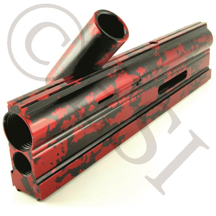 Receiver Assembly - Red and Black - Brass Eagle Part #164264-000