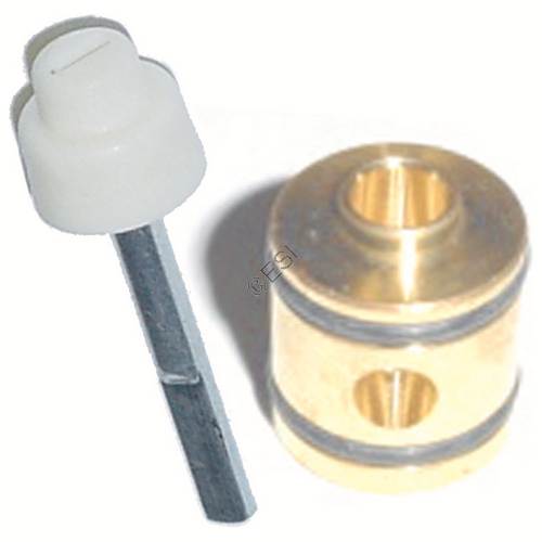 Valve Stem and Cup Seal Assembly - Round - Brass Eagle Part #164365-000