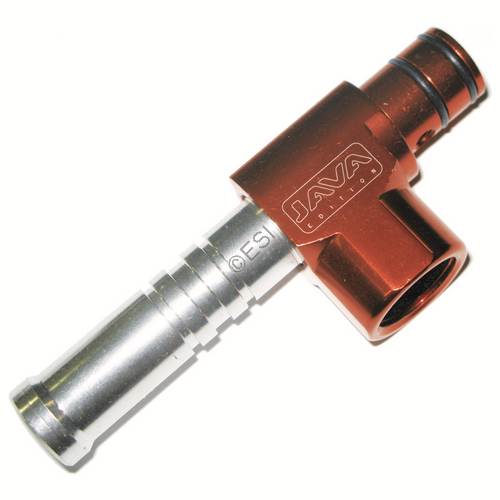 Vertical Adapter With Low Pressure Outlet - Red - Kingman Part #08P
