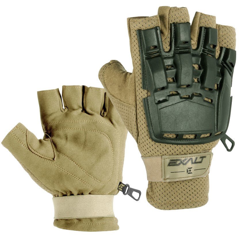 hardshell handschuhe Exalt Paintball Hardshell Gloves - Hard Back Fingerless