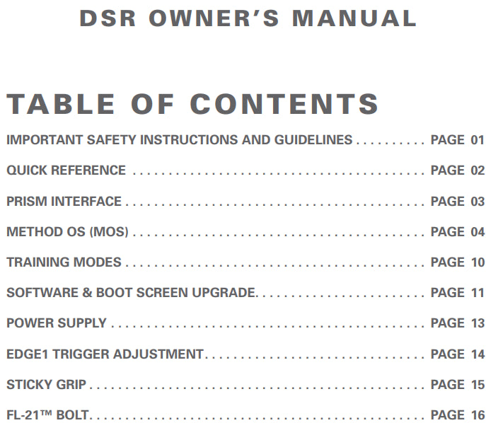 Dye M3S Mos Air Manual