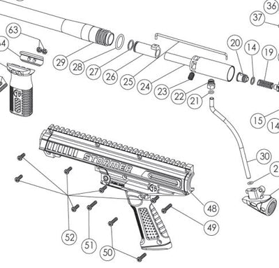 Tippmann Stormer Basic Parts, Diagram, and Manual