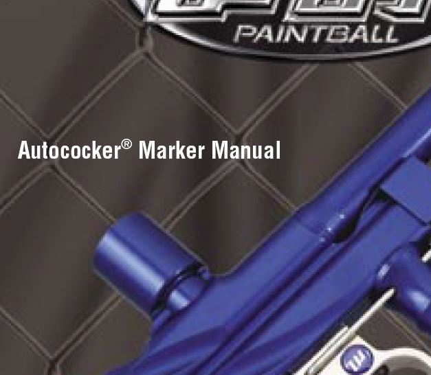 Worr Game Products Autococker Parts and Manual