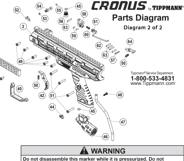 Tippmann Cronus Diagram (2 of 2)