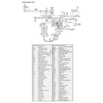 Kingman Spyder AMG LCD Parts and Diagram