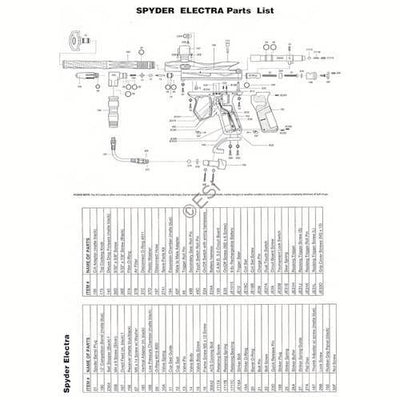 Kingman Spyder Electra ACS Parts and Diagram