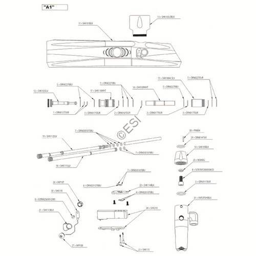 Smart Parts Shocker SFT 03 Parts and Diagram