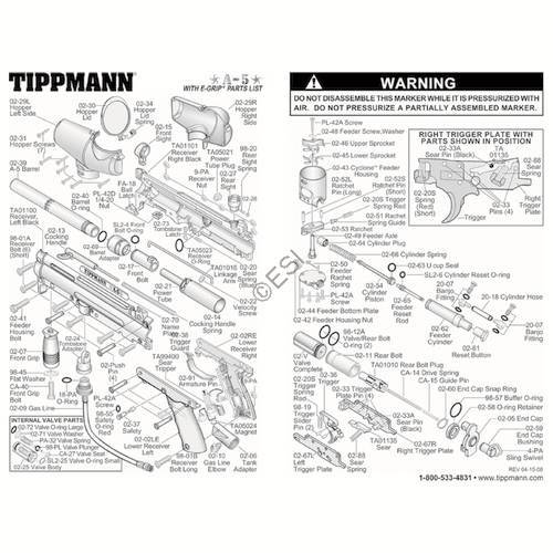 Tippmann A-5 E-Grip Diagram v2