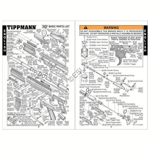 Tippmann X7 Diagram 2011-07-12