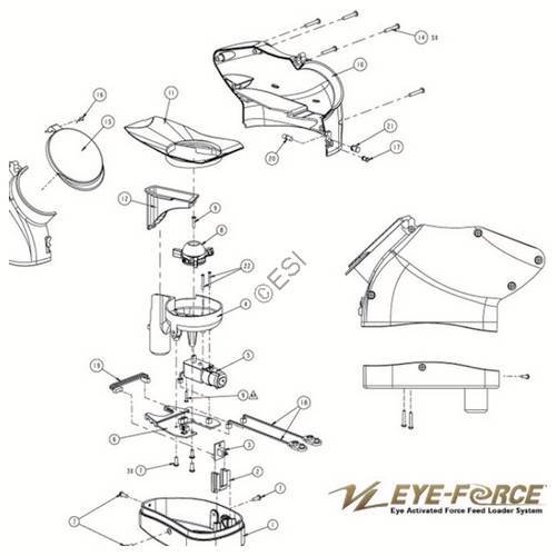ViewLoader Eye Force Hopper Parts and Diagram