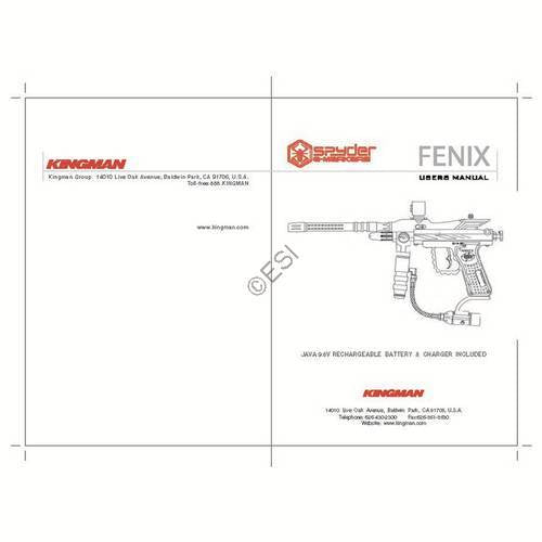 Kingman Spyder Fenix 04 Manual