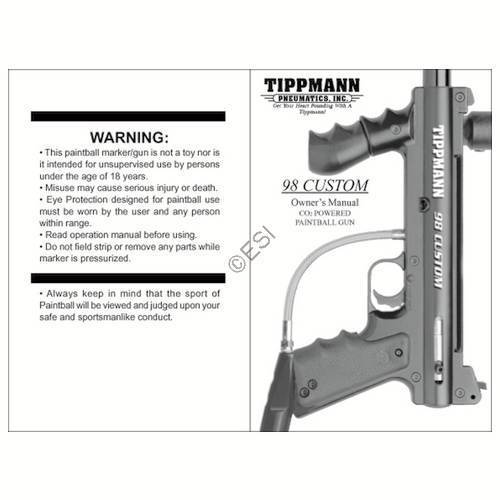 Tippmann 98 Custom Manual