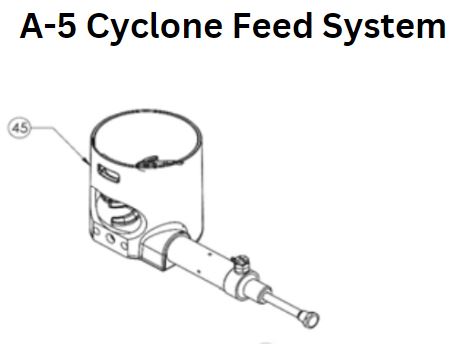 Tippmann A-5 Cyclone Feed System Parts and Diagram
