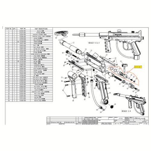 Brass Eagle T-Storm Diagram v2 - TippmannParts