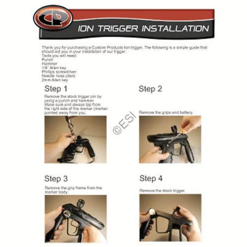Custom Products Ion Trigger Manual - TippmannParts