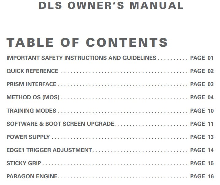 Dye DLS Manual - TippmannParts