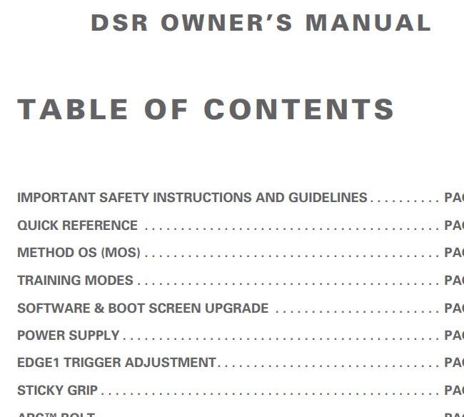 Dye DSR Manual - TippmannParts