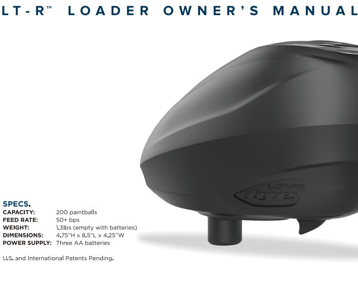 Dye LTR Manual - TippmannParts