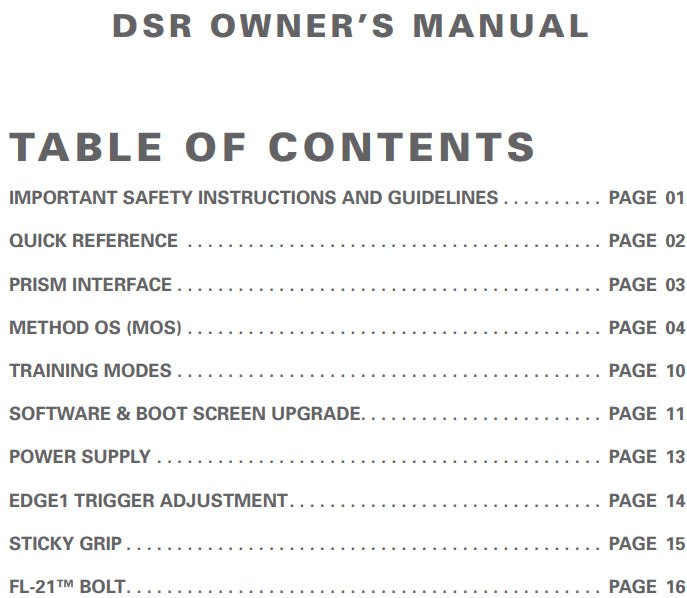 Dye M3S Mos Air Manual - TippmannParts