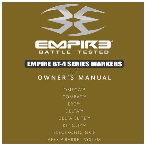 Empire BT 4 Manual 2011 - TippmannParts