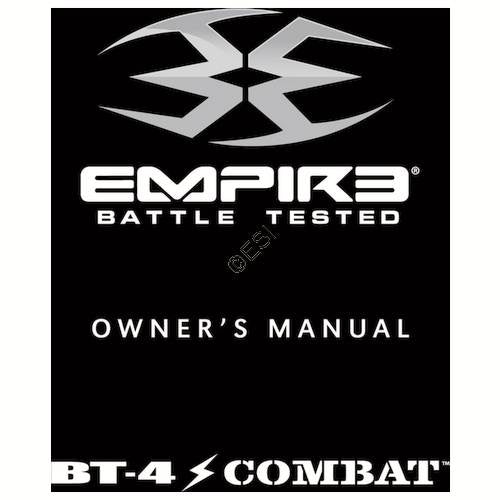 Empire BT 4 Slice Manual - TippmannParts