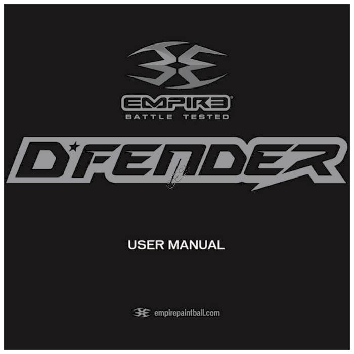 Empire BT Dfender Manual - TippmannParts