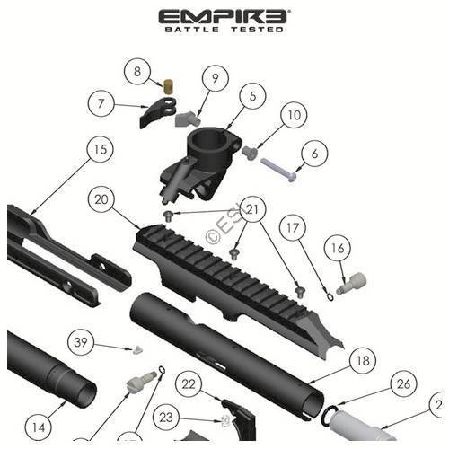 Empire Trracer Parts and Diagram – TippmannParts