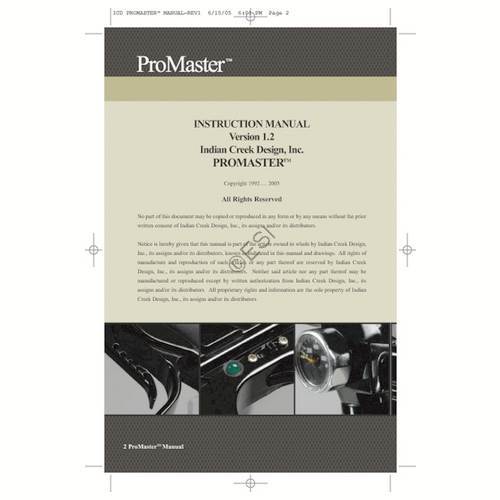 Indian Creek Designs ProMaster 2005 Gun Manual - TippmannParts