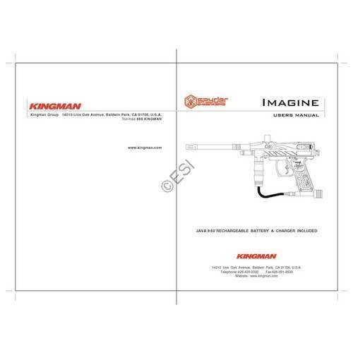 Kingman Spyder Imagine 3.0 Manual - TippmannParts