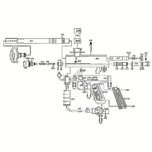 Kingman Spyder Java Edition EM1 Diagram - TippmannParts