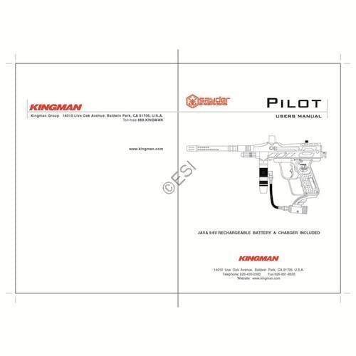 Kingman Spyder Pilot Manual - TippmannParts