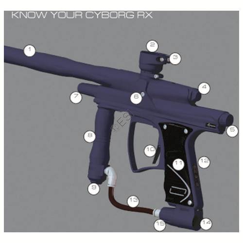 MacDev Cyborg RX Gun Manual - TippmannParts